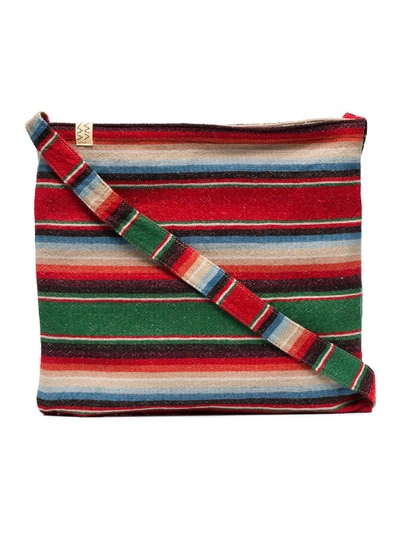 Visvim Stripe Musette Bag In Multicolour