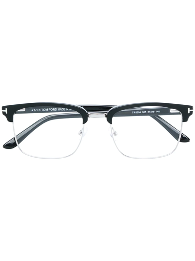 Tom Ford Square Frame Glasses In Black