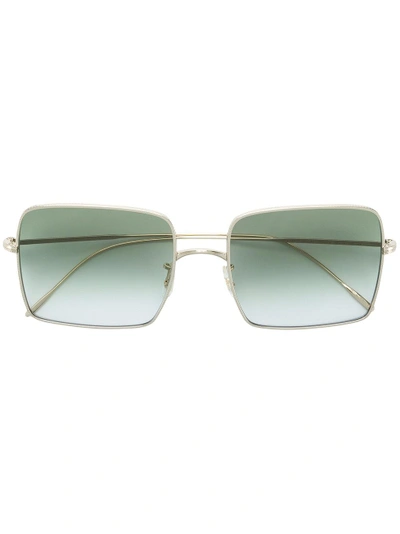 Oliver Peoples Gradient Lens Square Sunglasses - Metallic