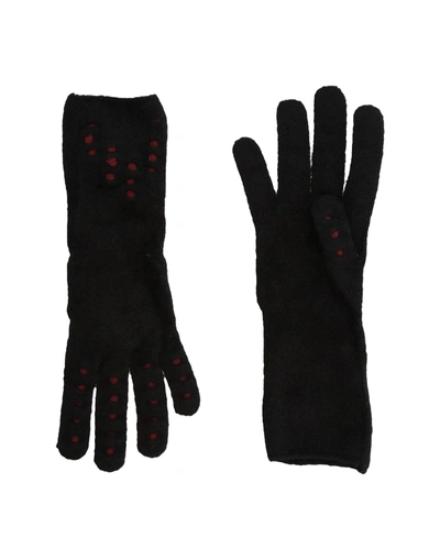 Alaïa Gloves In Black