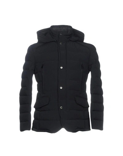 Moorer Down Jacket In Dark Blue