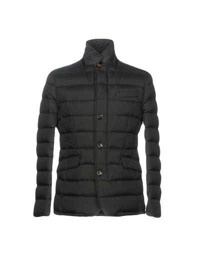 Moorer Down Jacket In Dark Green