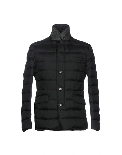 Moorer Down Jacket In Dark Blue
