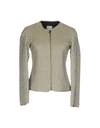 Armani Collezioni Jacket In Light Grey