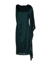 Andrew Gn Knee-length Dress In Emerald Green
