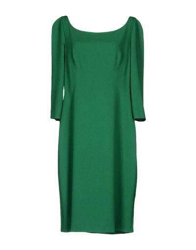 Dolce & Gabbana Knee-length Dress In Green