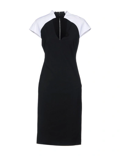Alice And Olivia Knee-length Dresses In Black