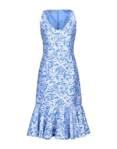 Michael Kors Knee-length Dresses In Sky Blue