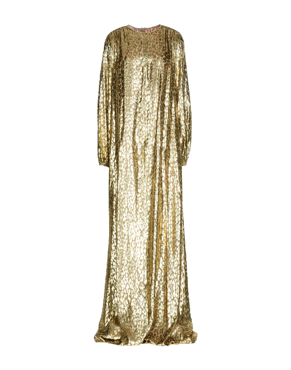 michael kors gowns gold