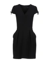 Atos Lombardini Short Dress In Black