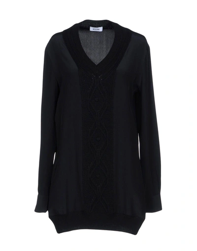 Moschino Sweater In Black