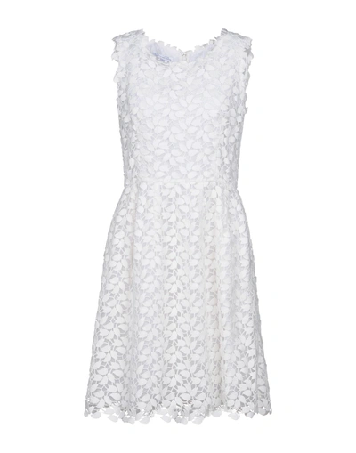 Oscar De La Renta Short Dresses In White