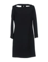 Atos Lombardini Short Dress In Black