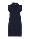Love Moschino Short Dress In Dark Blue