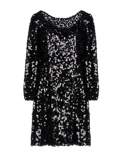 Dolce & Gabbana Short Dresses In Black