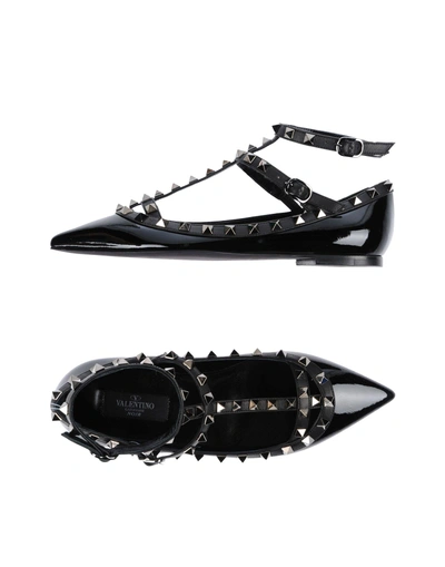 Valentino Garavani Ballet Flats In Black
