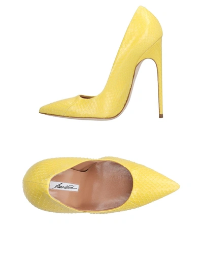Brian Atwood Pump In Yellow