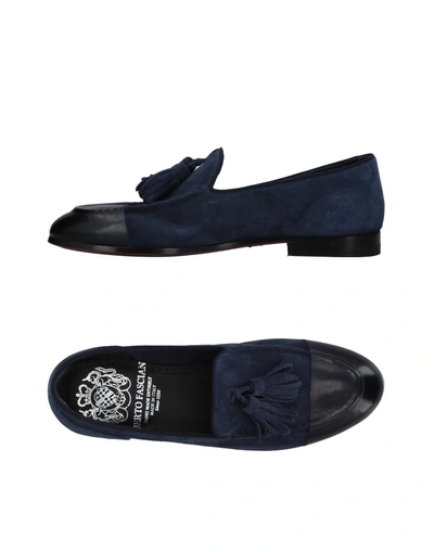 Alberto Fasciani Loafers In Dark Blue