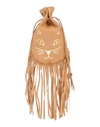 Charlotte Olympia Handbags In Camel