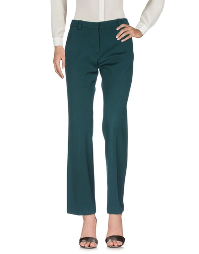 Etro Casual Pants In Emerald Green