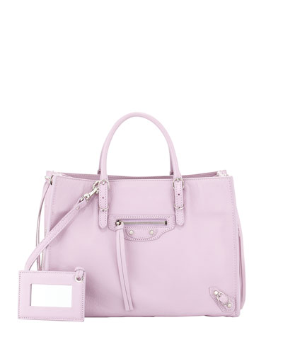Balenciaga Papier A6 Mini Zip-around Tote Bag, Rose Orchid | ModeSens