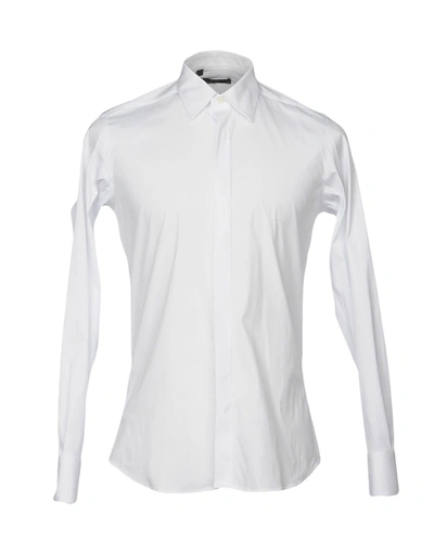 Alessandro Dell'acqua Solid Color Shirt In White