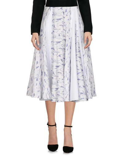 Jil Sander Midi Skirts In Lilac