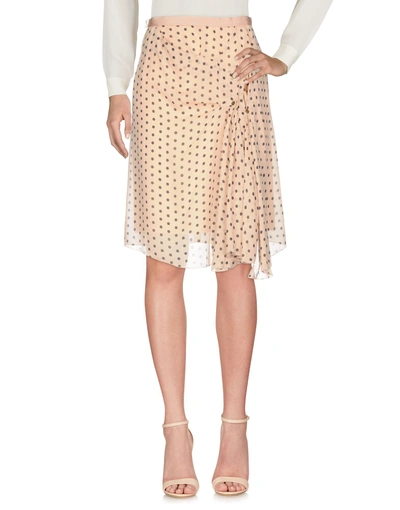 Nina Ricci Knee Length Skirts In Light Pink