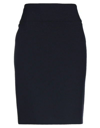 Peserico Knee Length Skirts In Black