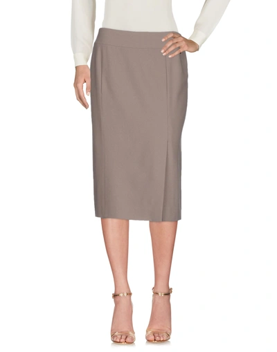 Sonia Rykiel Knee Length Skirt In Khaki