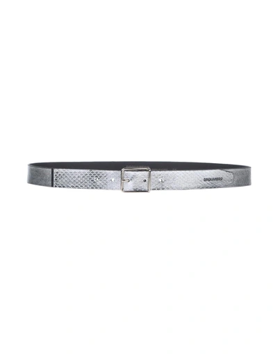 Dsquared2 Belts In Silver