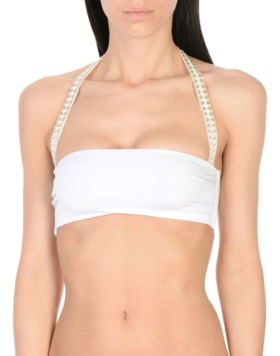 La Perla Bikini Tops In White