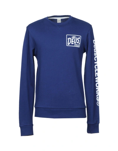 Deus Ex Machina Sweatshirts In Dark Blue