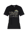 Class Roberto Cavalli T-shirt In Black