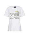 Class Roberto Cavalli T-shirts In White