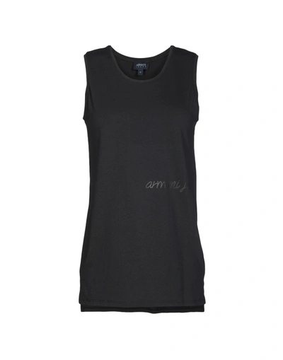 Armani Jeans T-shirt In Black