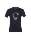 Class Roberto Cavalli T-shirts In Dark Blue