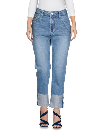 Sjyp Denim Pants In Blue