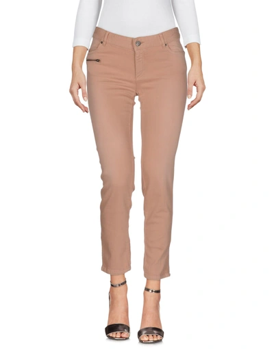 Bonpoint Denim Pants In Pale Pink