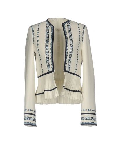 Talitha Sartorial Jacket In Ivory