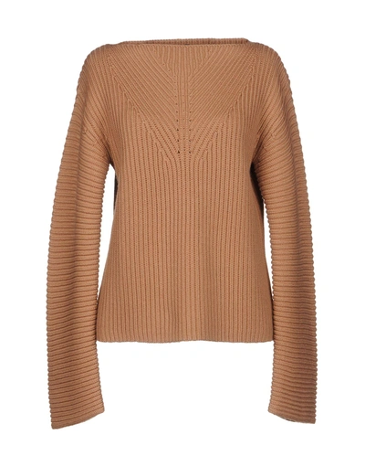 Jil Sander Sweaters In Brown