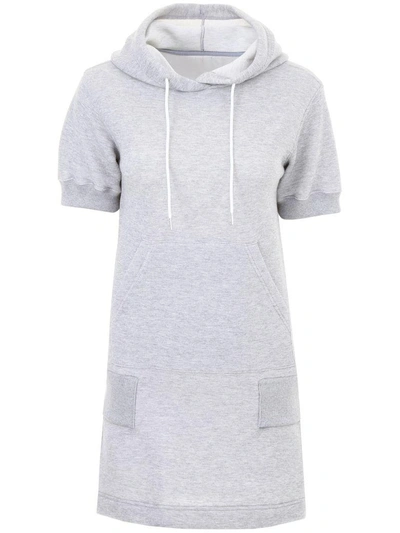 Sacai Sweatshirt Dress In Light Grey|grigio