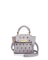 Zac Zac Posen Eartha Jewel Lady Mini Leather Crossbody In Light Purple Multi/gold