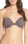 Skarlett Blue Goddess Strapless Underwire Bra In Slate