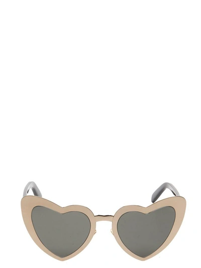 Saint Laurent Sunglasses In Gold