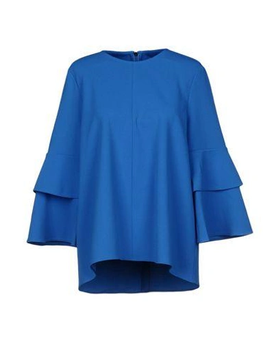 Tibi Blouse In Azure