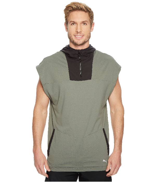 puma sleeveless hoodie