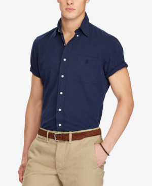 polo ralph lauren classic fit seersucker shirt