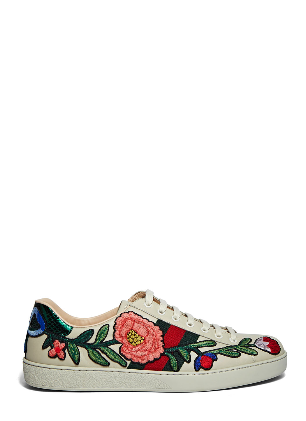 gucci mens floral sneakers