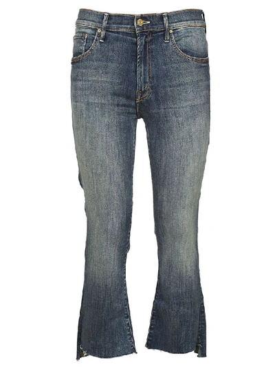 Mother Cropped Jeans In Blue